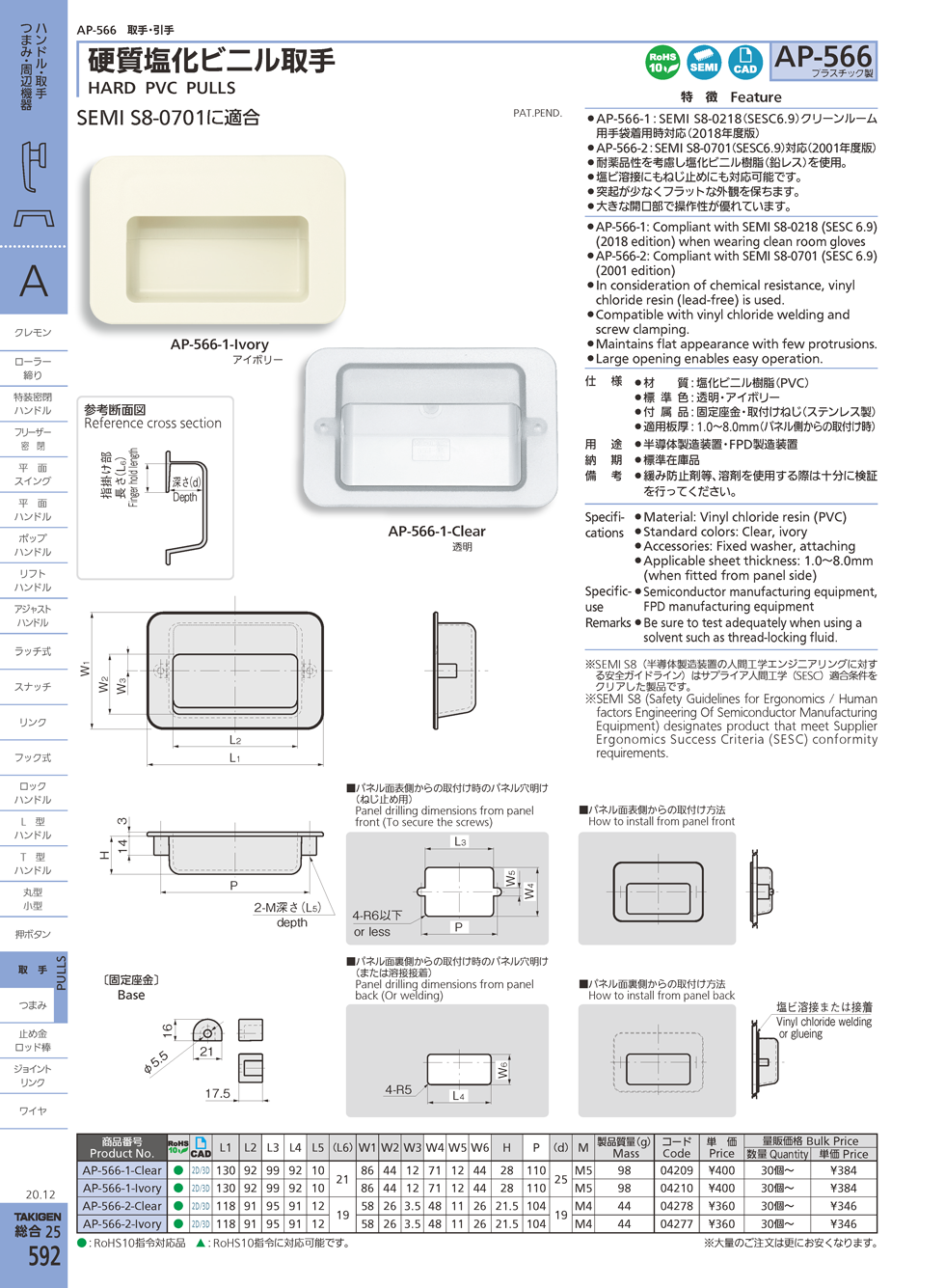 HARD PVC PULLS